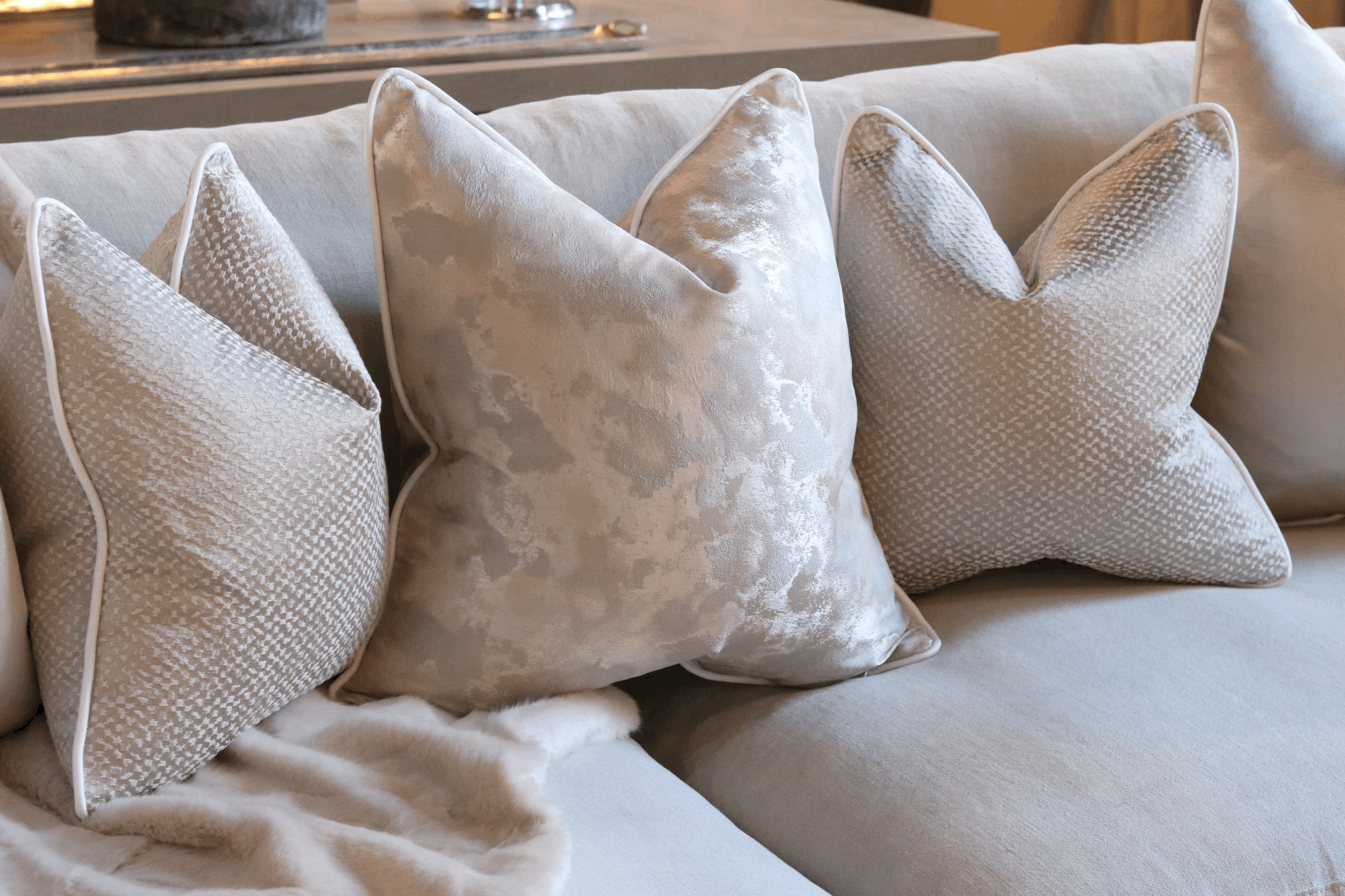 The Pearl Sofa Cushion Set