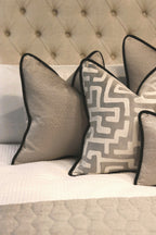 Limited Edition 'Kiri Silver' Bed Cushion Set