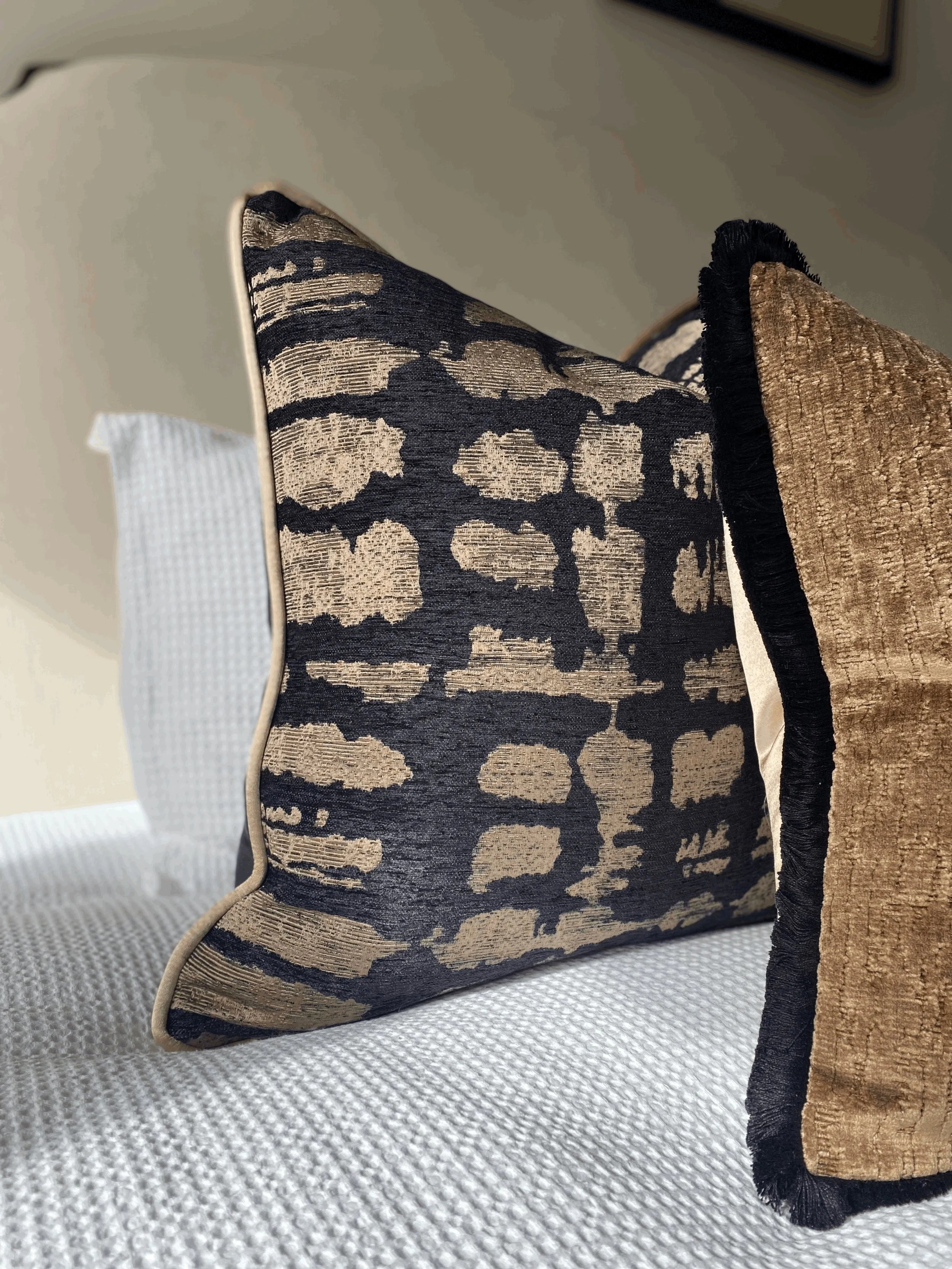 Andrew Martin 'Roma Bronze' Bed Cushion Set