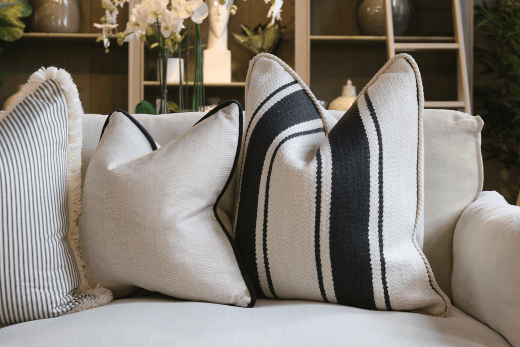 Andrew Martin ‘Mountain Stripe’ Cushion