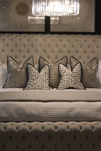 Limited Edition 'Kinamba Silver' Bed Cushion Set