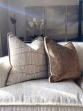 Andrew Martin 'Canale Almond' Cushion