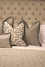 Limited Edition 'Kiri Silver' Bed Cushion Set